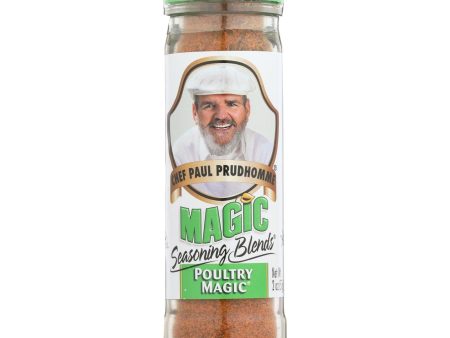 Magic Seasonings Chef Paul Prudhommes Magic Seasoning Blends - Poultry Magic - 2 Oz - Case Of 6 Supply