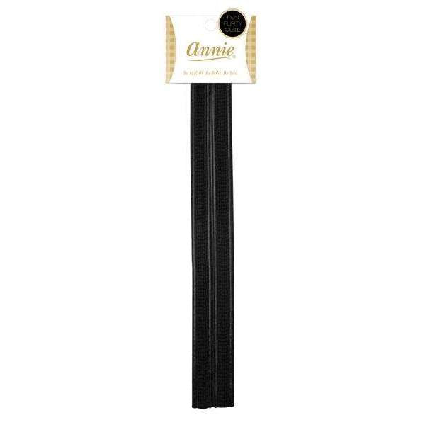 Annie Headband 2ct Black 1.5cm For Discount