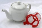 Chatsford Strainer Teapot White (2 cup), Strainer Included For Discount