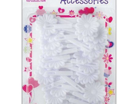 Joy Hair Barrettes 10Ct White Sale