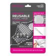 Almine Gingham Pattern 3-Ply Fabric Mask with Air Vent, Black Hot on Sale