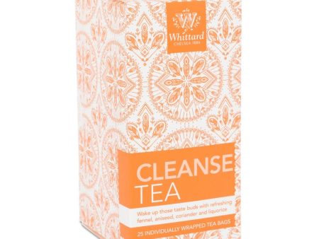 Cleanse Tea 25 Individually Wrapped Teabags Whittard - Best By: 8 2019 Supply