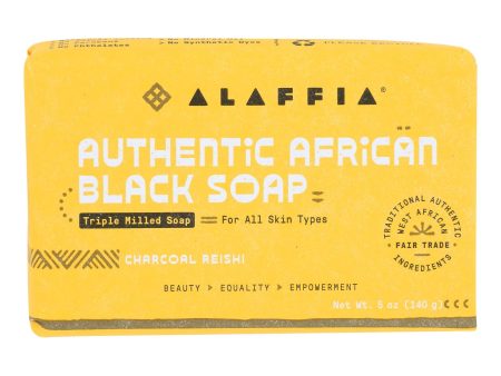 Alaffia - Soap Char Reishi Trpl Mld - 1 Each-5 Oz Fashion