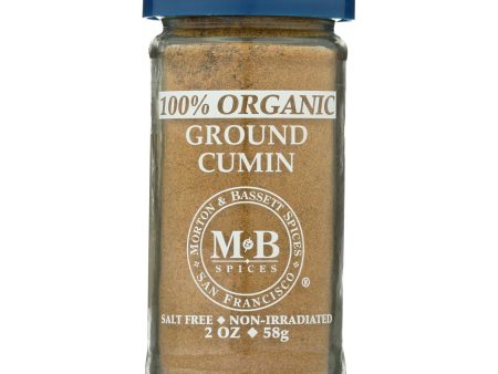 Morton And Bassett Organic Ground Cumin - Cumin - Case Of 3 - 2 Oz. Discount