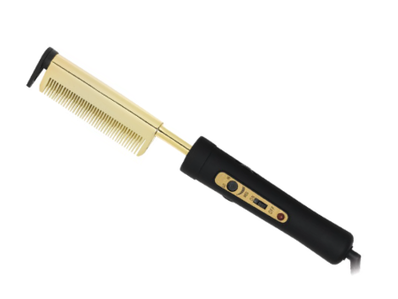 Hot & Hotter Electric Pressing Comb Medium Straight Teeth Sale