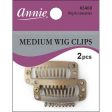 Annie Wig Clips Medium 2Ct Golden Blond For Cheap