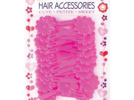 Joy Daisy Barrettes Hot Pink Online Sale