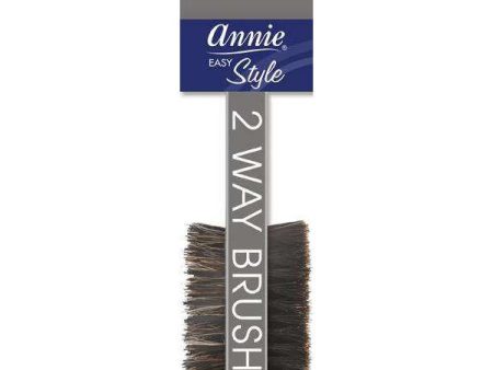 Annie Easy Style Professional 2 Way Brush 100 % Natural Boar Medium Bristle Hot on Sale