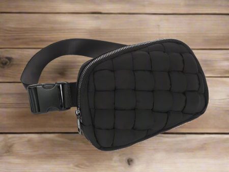 Basket Weave Sling-Black For Cheap