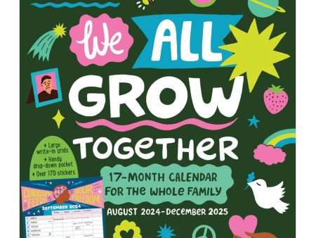 2024-2025 We All Grow Together 17-Month Wall Calendar Discount