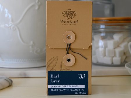 Earl Grey Individually Wrapped Teabags (25) Whittard - Best By: 8 2019 Hot on Sale