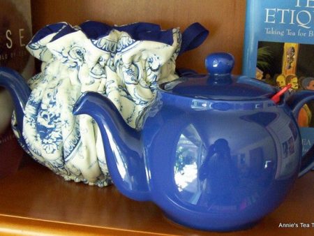 Chatsford Strainer Teapot Blue (2 Cup), strainer included Online