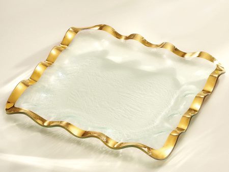 Ruffle Square Tray Online