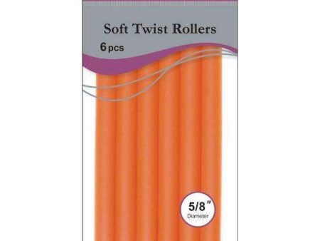 Annie Soft Twist Rollers 5 8  Orange (6pcs) Online