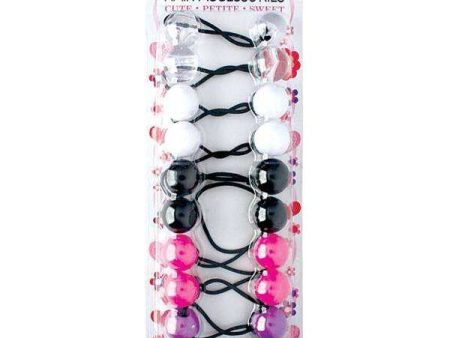 Joy Twin Beads Ponytailer 10ct Asst Online now