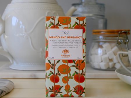 Mango and Bergamot Green Tea 25 Teabags 50g Whittard - Best By: 3 2022 Supply