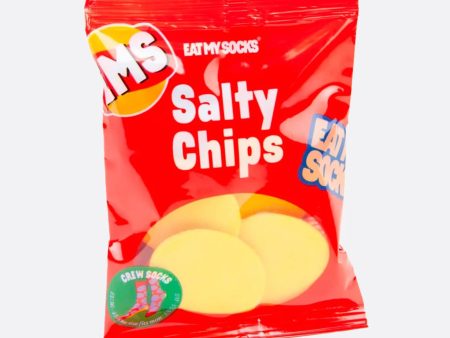 Salty Chip Socks in Red For Discount