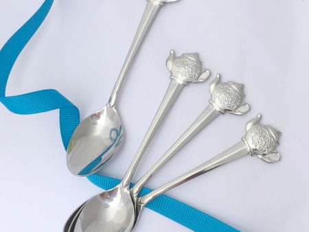 Teapot Demispoon Stainless Steel, Set of 4, 4.5 inches long Sale