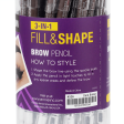 Annie Fill and Shape Brow Pencil with Sharpener & Spoolie 36ct For Cheap