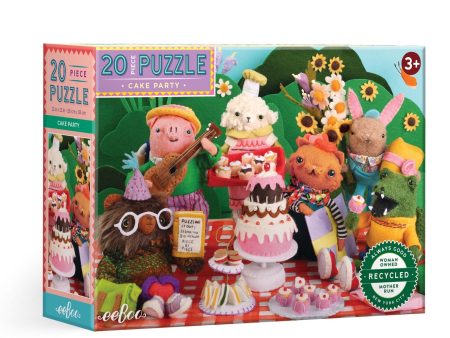 20 Piece Cake Party Jigsaw Puzzle For Sale