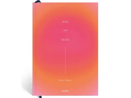 Rise & Shine Hardcover Undated Daily Planner Online Sale