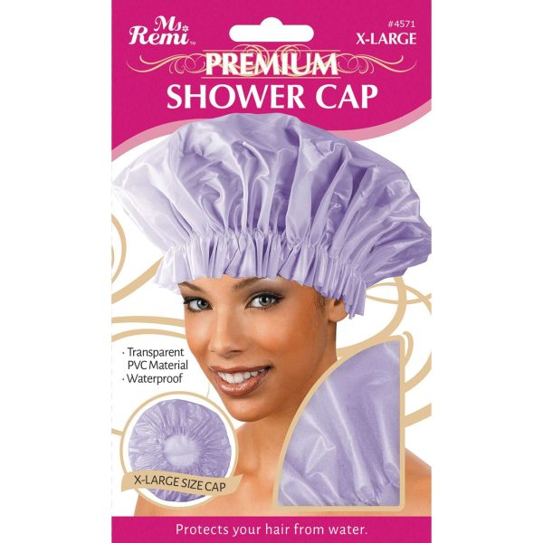 Ms. Remi Deluxe Transparent Premium Shower Cap Xl Asst Color Hot on Sale