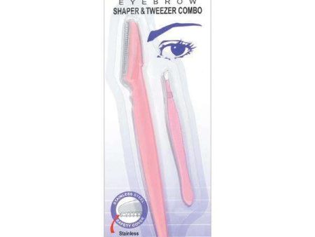 Annie Eyebrow Shaper And Tweezer Comb Asst Color Hot on Sale