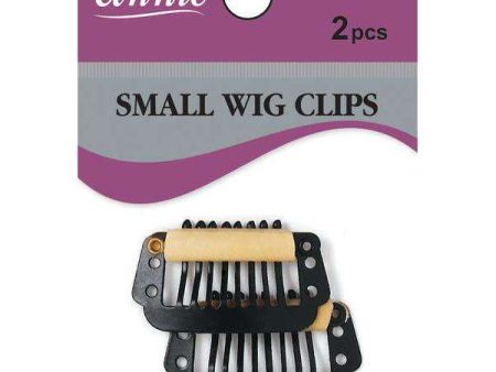 Annie Wig Clips Small 2Ct Black on Sale