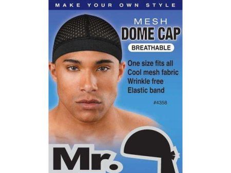 Mr. Durag Mesh Dome Cap Black Sale