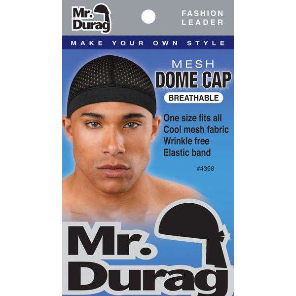 Mr. Durag Mesh Dome Cap Black Sale