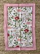 Traditional Rose Linen Tea Towel Fashion