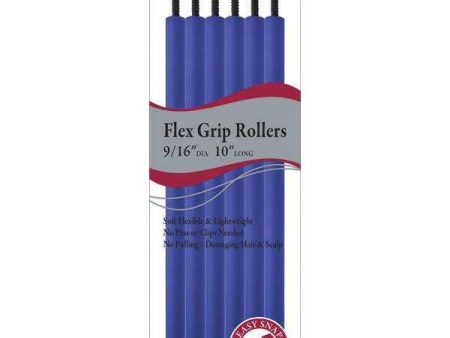 Annie Flex Grip Rollers 9 16 Inch Extra Long Blue For Discount