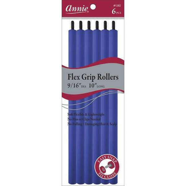 Annie Flex Grip Rollers 9 16 Inch Extra Long Blue For Discount