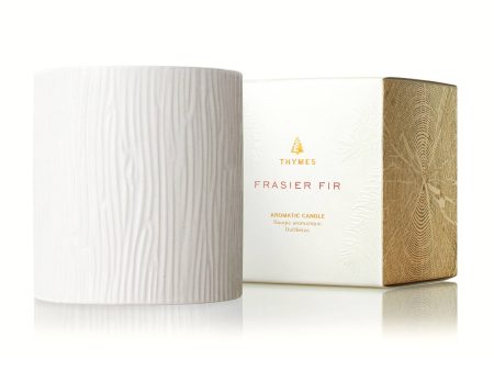 Thymes Gilded Ceramic Frasier Fir Scented Medium Poured Candle Online Sale