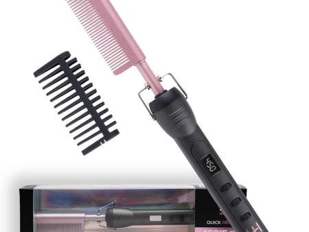 Hot & Hotter Digital Ceramic Pressing Hot Comb Online Sale