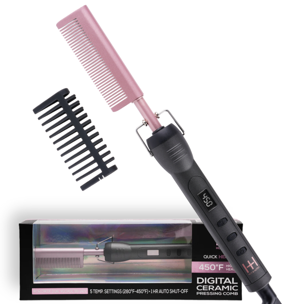 Hot & Hotter Digital Ceramic Pressing Hot Comb Online Sale