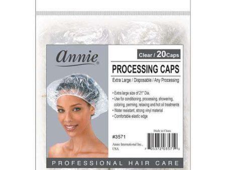 Annie Processing Caps XL 20Pc Clear Fashion