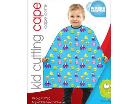 Annie Kid Cutting Cape Blue Pattern Sale