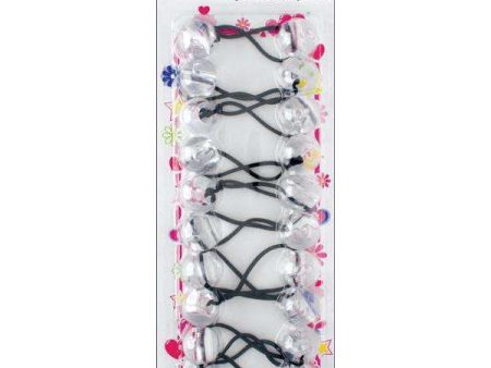 Joy Twin Beads Ponytailers 10Ct Clear Online Hot Sale