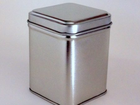 Silver small square 50g Storage Tin Sale