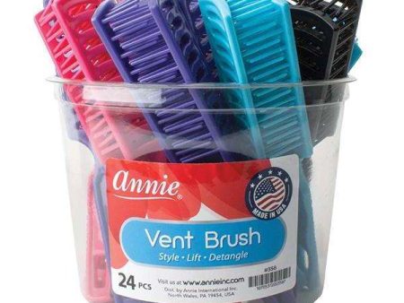 Annie Vent Brush 24ct Asst Color Online Hot Sale