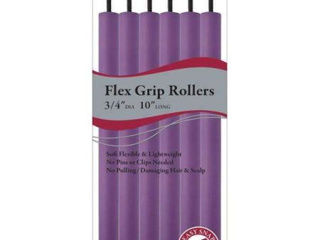 Annie Flex Grip Rollers 3 4 Inch Extra Long Purple Online now