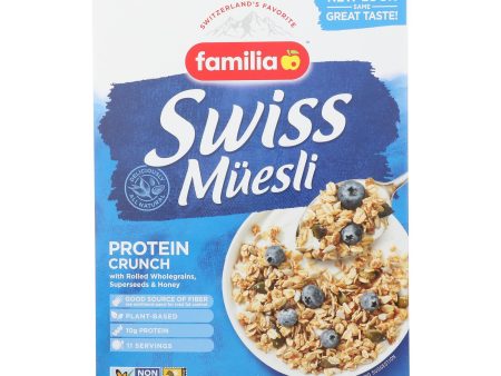 Familia - Muesli Swiss Protein Crunch - Case Of 6-21 Oz on Sale