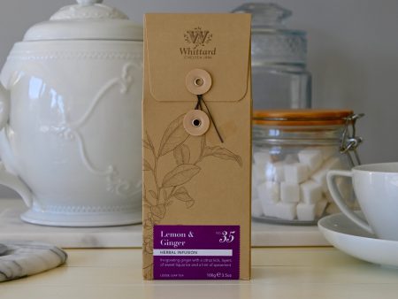 Lemon & Ginger Herbal Infused Loose Leaf Tea 100g Whittard - Best By: 11 2020 Online Sale