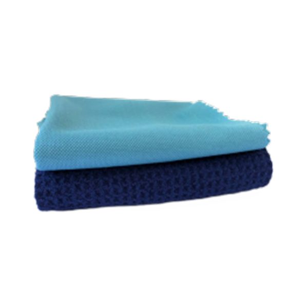 Microfiber Glass & Window Cleaning Cloths (Set of 2) For Sale