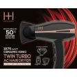 Hot & Hotter 1875 Watt Dual Turbo Ceramic Ionic AC Hair Dryer For Discount