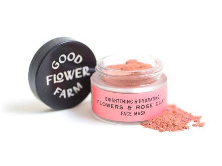 Good Flower Farm Flowers & Rose Clay Botanical Face Mask Hot on Sale