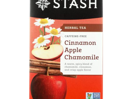 Stash Tea - Tea Herbal Cinnamon Apple Chamomile - Case Of 6-20 Bags Supply