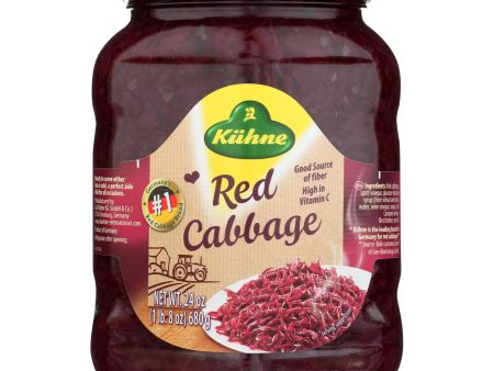 Kuhne Cabbage - Red - Case Of 12 - 24 Oz Cheap