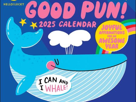 2025 Hello!Lucky All in Good Pun Wall Calendar For Discount